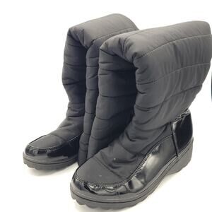 Totes Comfort Snow Boot black women's size 8.5